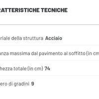 Scala interna Kompo nuova, colore marrone scuro