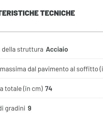 Scala interna Kompo nuova, colore marrone scuro