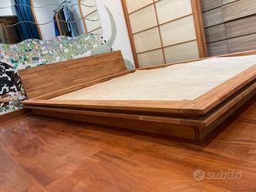 Letto matrimoniale giapponese Cinius