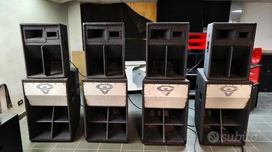 impianto audio 4vie Cerwin Vega subwoofer 