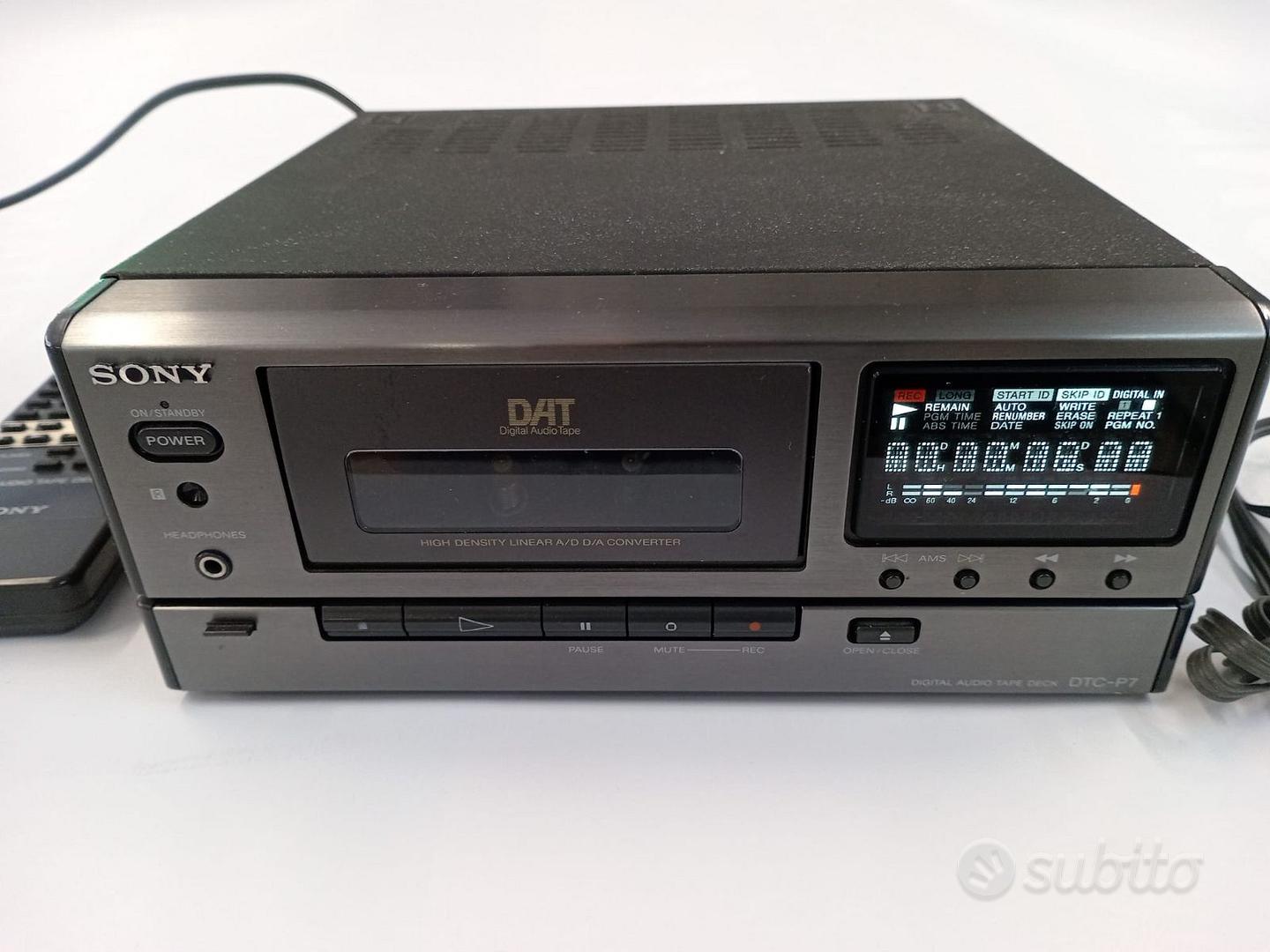 registratore Sony DAT DTC-P7 - Digital Audio Tape - Audio/Video In vendita  a Vibo Valentia