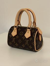 Borsa Louis Vuitton Speedy Nano tela monogram