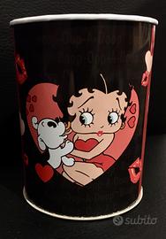 Betty Boop salvadanaio latta Rockabilly Lolita NEW