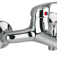 Rubinetto Vasca Cromato Miscelatore Doccia Bagno