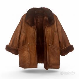 Montone shearling con pelliccia