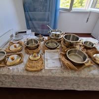 Batteria pentole GOLDEN QUEEN 24KT