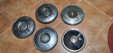 coppe ruota cromate fiat 850