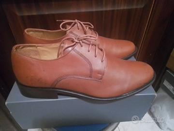 LAMBERTAZZI STRINGATE MIS 44  VERO CUOIO