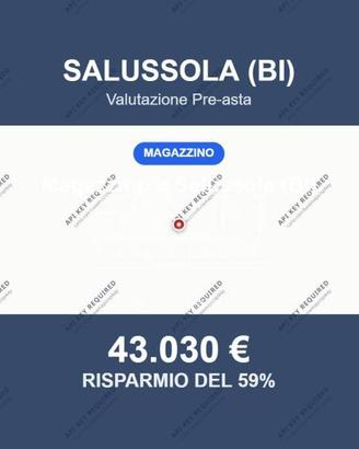Immobile in asta di 495 m² a Salussola