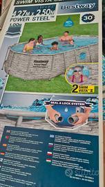 piscina Bestway con 2 oblo' mis.4,27x2,50 mt
