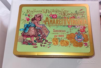 scatola latta Amaretti Virginia Sassello