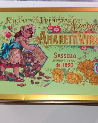 scatola latta Amaretti Virginia Sassello