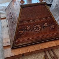 Cappa, lampadario arredo design rame