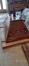 Cappa, lampadario arredo design rame