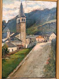 QUADRO OLIO BOGLIANI GIUSEPPE  (PD) 1871-1954 (TO)