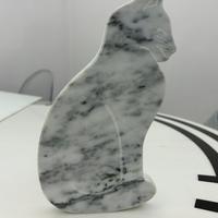 Scultura Gatto Marmo Carrara