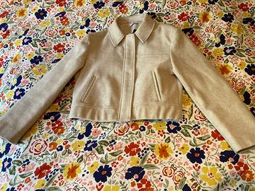 Giacca Corta Mango Donna Beige / Cream Taglia M