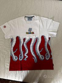 Gumball X Octopus T Shirt Taglia M Maglia Red Abbigliamento e Accessori In vendita a Roma