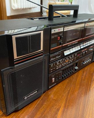 HITACHI STEREO BOOMBOX TRK-W550E