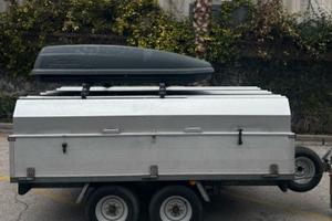 carrello merci  portata 1000 Kili doppio asse