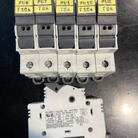 N° 6 PORTAFUSIBILI WOHNER AES 1x38, 10x38, 32A, 69