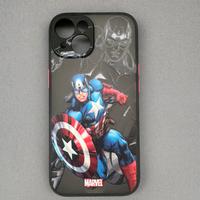 Custodia Cover Apple iPhone 15 Marvel - Captain Am