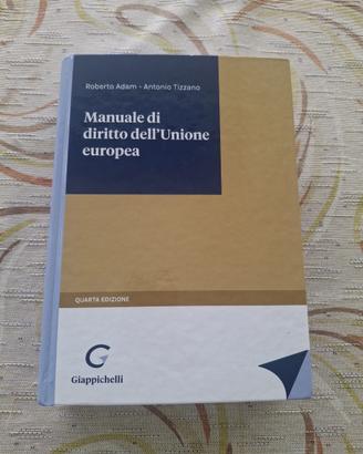 Manuale di diritto dell’Unione europea Adam  4 ed