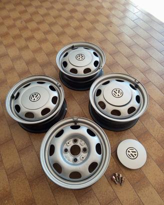 SET 4 CERCHIONI ACCIAIO 13 POLLICI VOLKSWAGEN