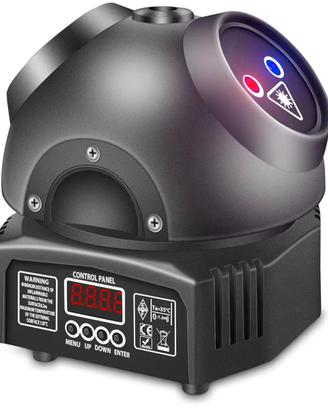 Luce discoteca testa mobile dmx
