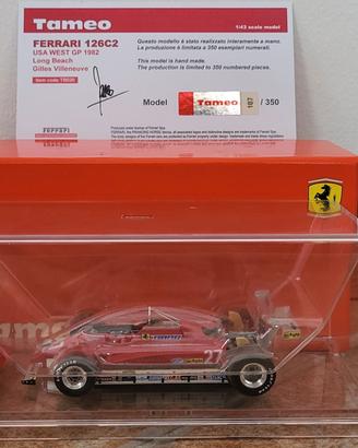 Ferrari  126 C2 G.Villeneuve Tameo 1 43