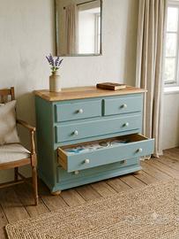 cassettiera in legno stile Shabby/Rustic chic