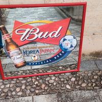 quadro specchio birra Budweiser 