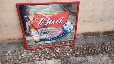 quadro specchio birra Budweiser 