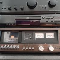 Piastra Cassette Professionale Dual C-809 Vu-Meter