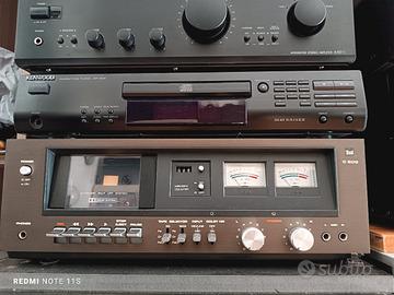 Piastra Cassette Professionale Dual C-809 Vu-Meter