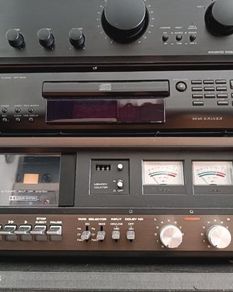 Piastra Cassette Professionale Dual C-809 Vu-Meter