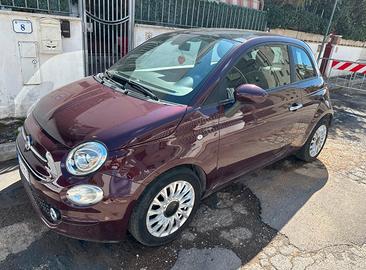Fiat 500 Lounge – 1.0 Hybrid Bordeaux metallizzato