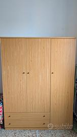 Armadio con cassetti 180×135×54