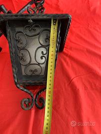 Lampada da Esterno in Ferro Battuto Artigianale - 
