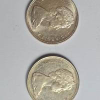 Lotto 2 monete one dollar Canada argento