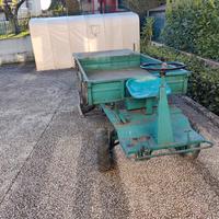 MOTOFALCIATRICE BCS CON CARRO