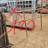 tubi ,transenne per  recinto in acciaio inox