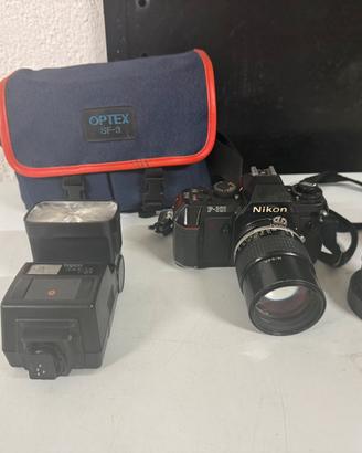 Nikon F 301 obbiettivi Nikkor e Mir