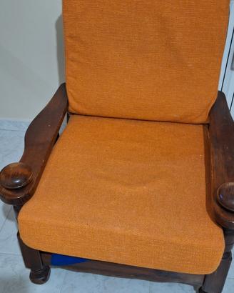 poltrona in legno