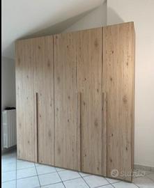 Armadio Sirio 5 ante Rovere Crudo