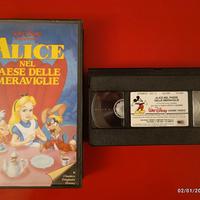 VHS alice nel paese delle meraviglie 