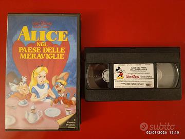 VHS alice nel paese delle meraviglie 