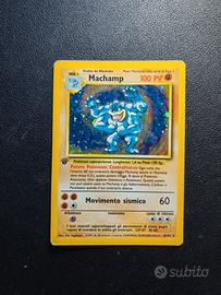Machamp Prima Edizione - Carte Pokemon Set Base 