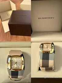 Orologio oro Burberry Donna