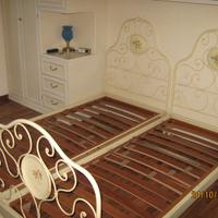 letto matrimoniale in ferro battuto epoca